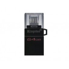 ფლეშ მეხსიერება: Kingston DataTraveler microUSB DT microDuo 64GB USB3.2 G2 - DTDUO3G2/64GB