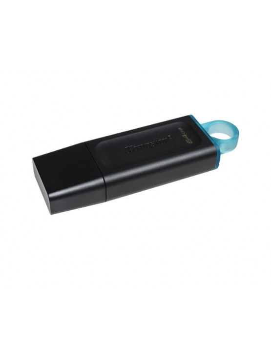 ფლეშ მეხსიერება: Kingston DataTraveler Exodia 2x64GB USB3.2 Black/Teal - DTX/64GB-2P