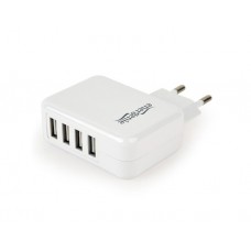 დამტენი: Gembird EG-U4AC-02 Universal USB charger 3.1 A