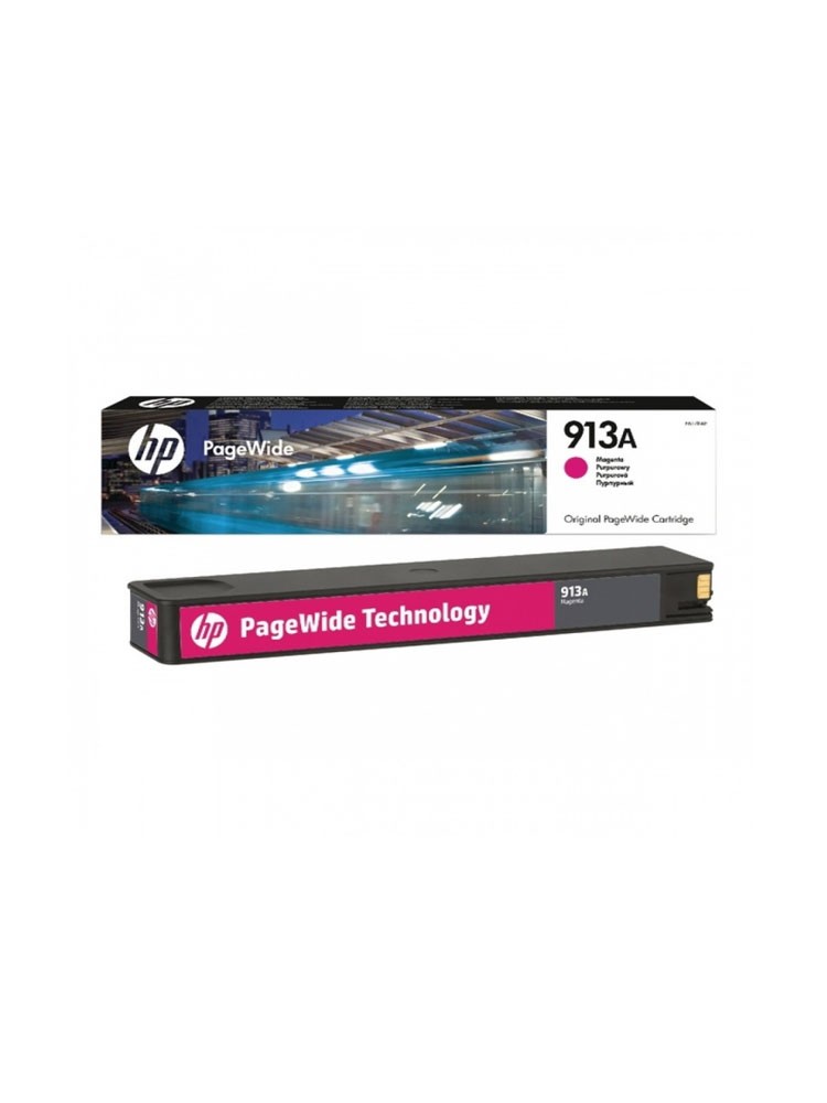 კარტრიჯი ჭავლური: HP 913A Magenta Original PageWide Cartridge - F6T78AE