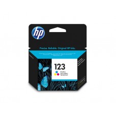 კარტრიჯი ჭავლური: HP 123 Tri-color Original Ink Cartridge - F6V16AE