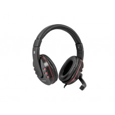 ყურსასმენი: Defender Warhead G-160 Gaming Headphone with Microphone Black/Red - 64113