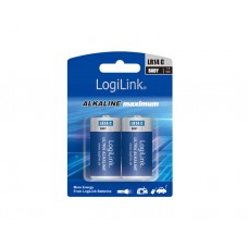 ელემენტი: Logilink LR14B2 Battery, Ultra Power Alkaline C LR14, 2pcs. Blister