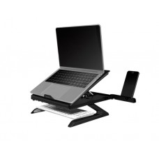 ნოუთბუქის სადგამი: LogiLink AA0133 Notebook stand foldable aluminum black