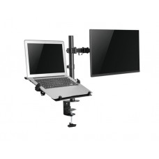 მონიტორის საკიდი: Logilink BP0137 Monitor mount, 13''-32'' with Laptop Holder