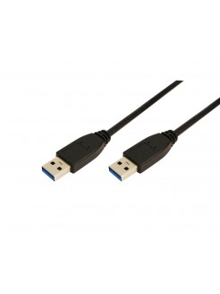კაბელი: Logilink CU0039 USB 3.0 Cable AM to AM black 2m