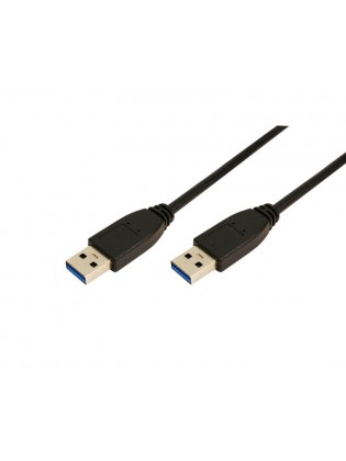 კაბელი: Logilink CU0039 USB 3.0 Cable AM to AM black 2m
