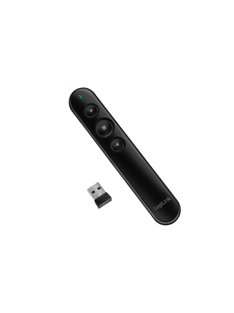 პრეზენტერი: Logilink ID0190 Wireless Presenter, 2.4 GHz, Laser Pointer
