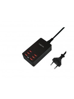 დამტენი: Logilink PA0139 USB Table Charger 6xUSB Ports 32W
