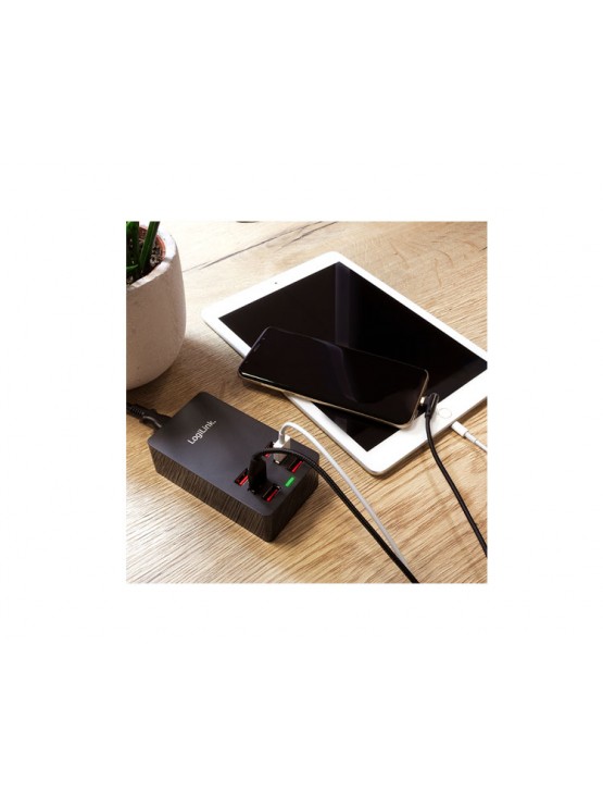 დამტენი: Logilink PA0139 USB Table Charger 6xUSB Ports 32W