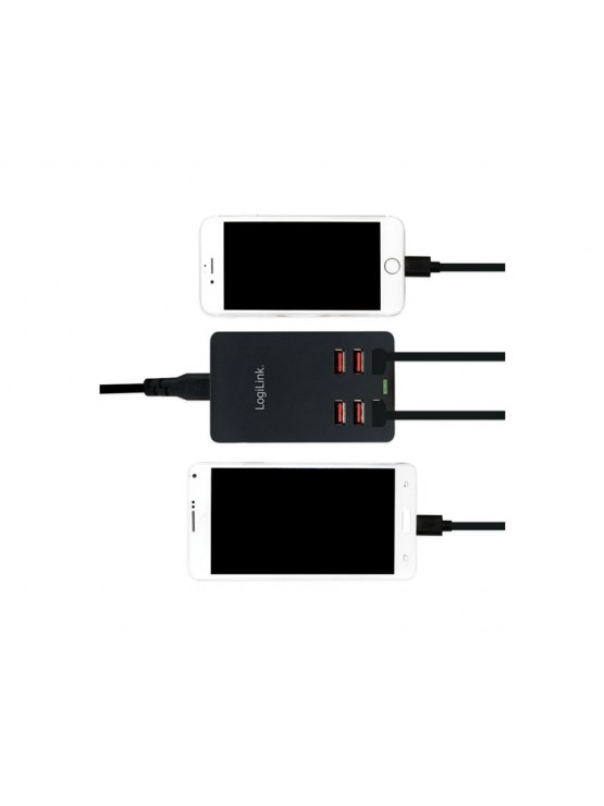 დამტენი: Logilink PA0139 USB Table Charger 6xUSB Ports 32W