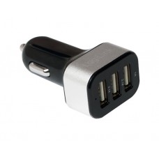 დამტენი: Logilink PA0082 USB 3-Port Car Charger 25.5W