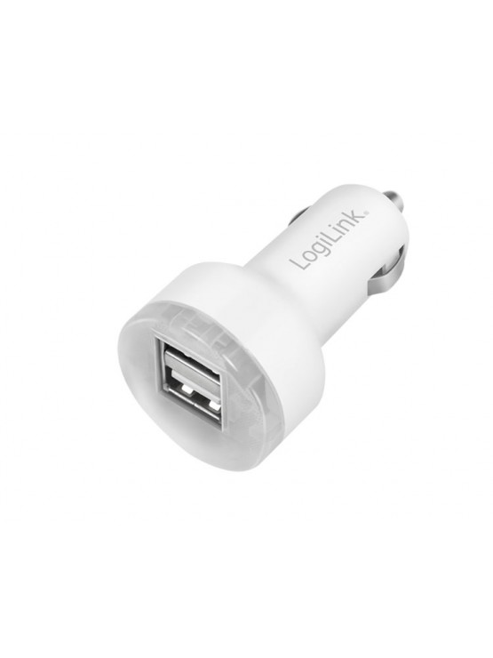 დამტენი: Logilink PA0227 USB Car Charger 2 Port 10.5W White