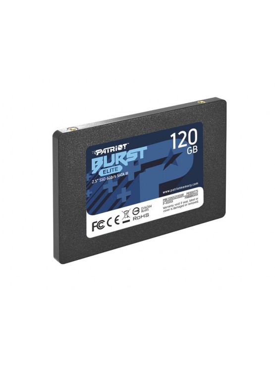 მყარი დისკი: Patriot  BURST ELITE SSD 120GB SATA3 2.5 - PBE120GS25SSDR