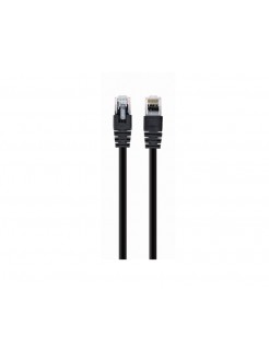 ქსელის კაბელი: Gembird PP12-0.5M/BK Patch Cord UTP CAT5E 0.5m Black