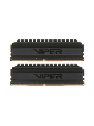ოპერატიული მეხსიერება: Patriot VIPER 4 BLACKOUT DDR4 64GB 3200MHz  DUAL KIT - PVB464G320C6K