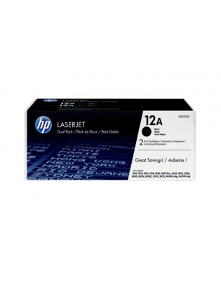 კარტრიჯი ლაზერული: HP 12A 2-pack Black Original LaserJet Toner Cartridges - Q2612AF