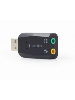 ხმის ბარათი: Gembird SC-USB2.0-01 Premium USB sound card "Virtus Plus"