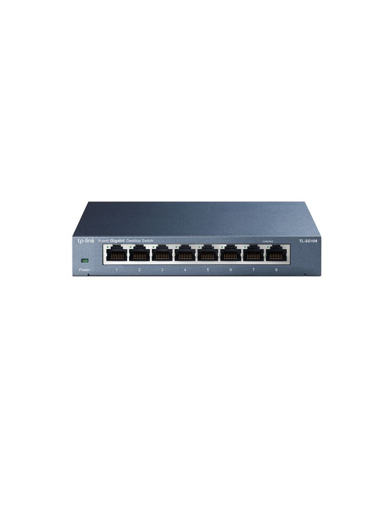 სვიჩი: TP-Link TL-SG108 8-Port 10/100/1000Mbps Desktop Switch
