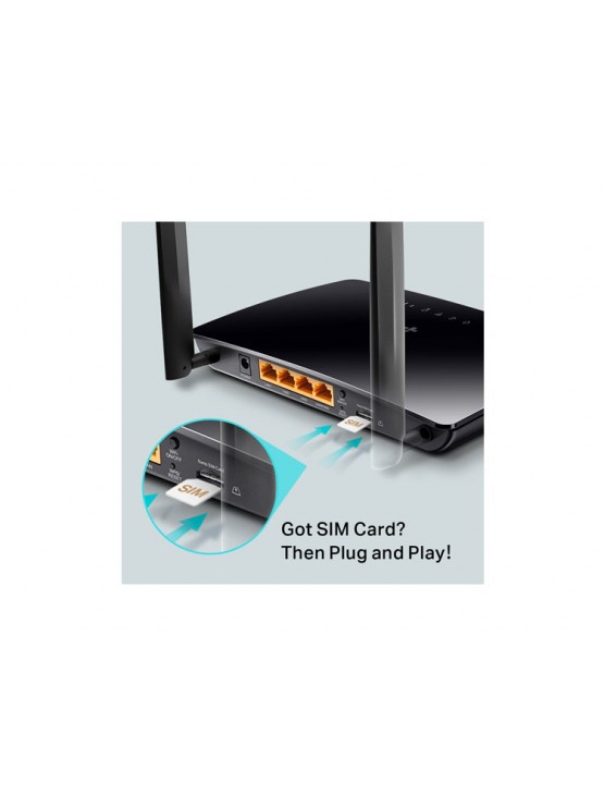 როუტერი უკაბელო: TP-Link Archer MR200 AC750 Wireless Dual Band 4GB LTE Router