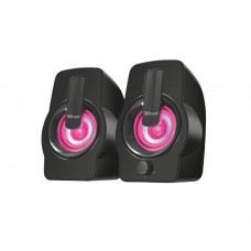 დინამიკი 2.0: Trust Gemi 2.0 Speaker RGB Black - 22948