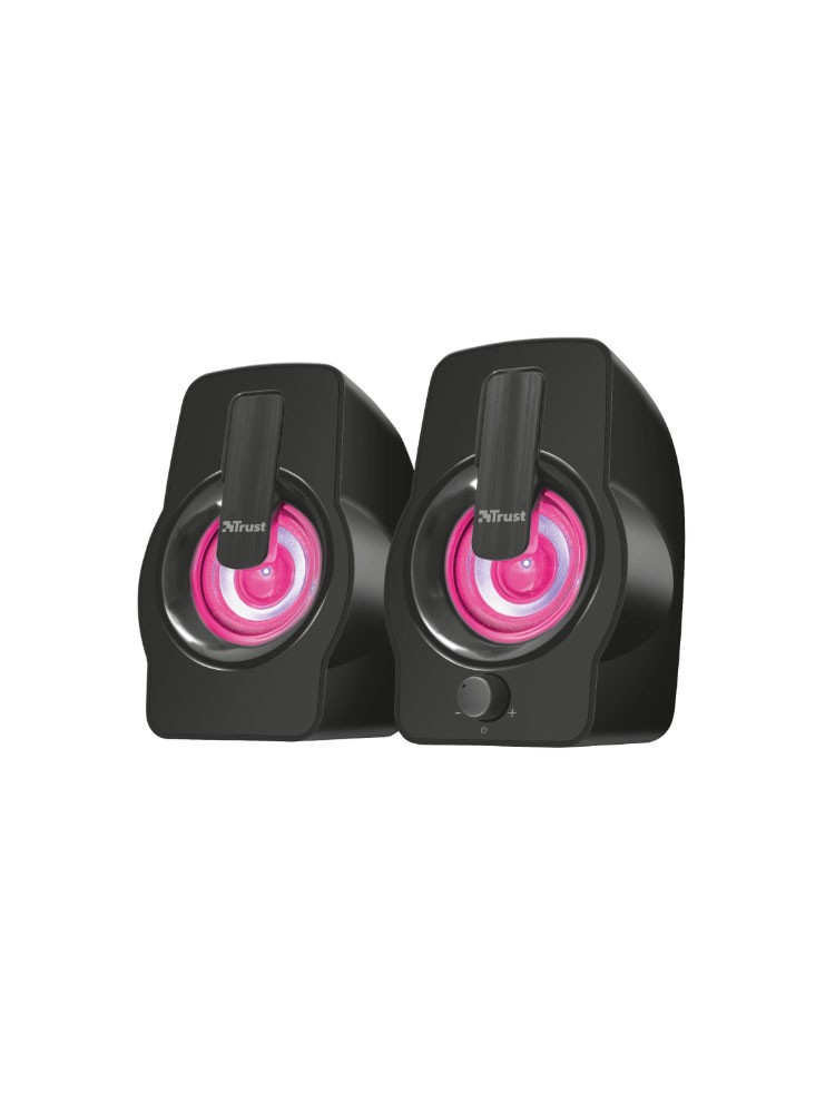 დინამიკი 2.0: Trust Gemi 2.0 Speaker RGB Black - 22948