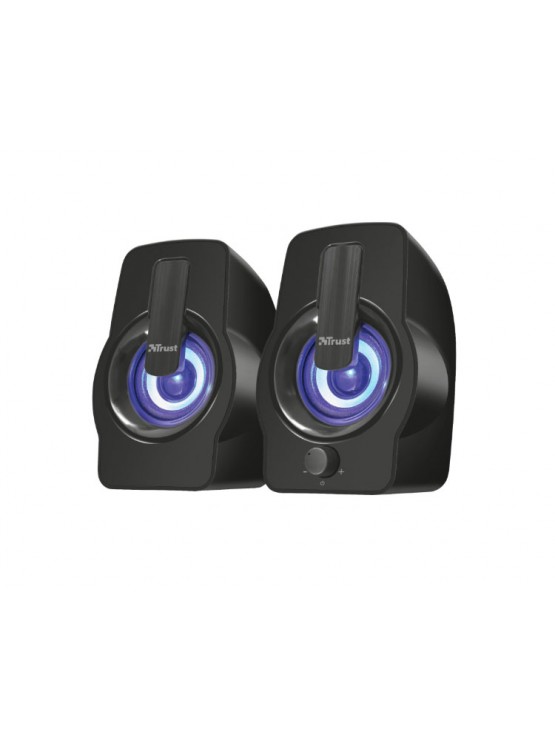 დინამიკი 2.0: Trust Gemi 2.0 Speaker RGB Black - 22948