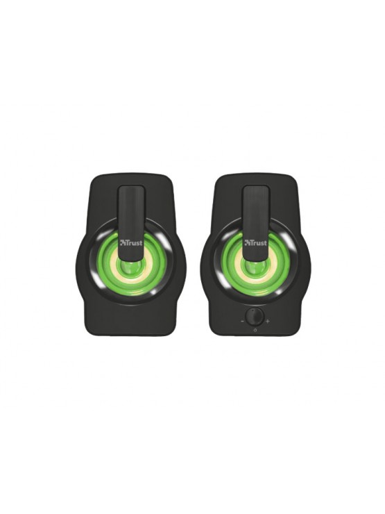 დინამიკი 2.0: Trust Gemi 2.0 Speaker RGB Black - 22948