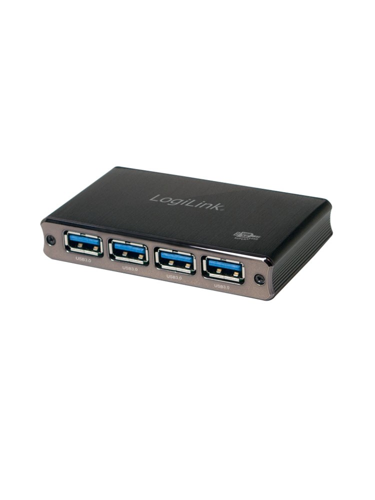 ადაპტერი: Logilink UA0282 USB 3.0 HUB 4port aluminum with power supply