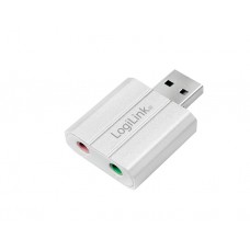 ადაპტერი: Logilink UA0298 USB audio adapter silver