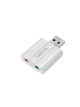 ადაპტერი: Logilink UA0298 USB audio adapter silver