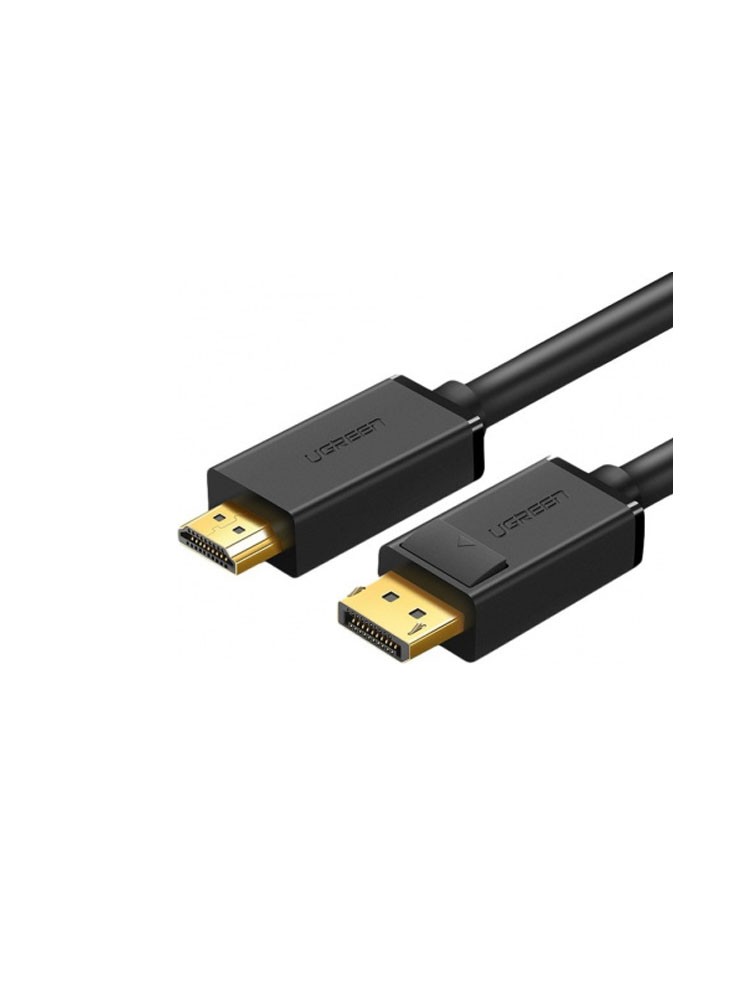 კაბელი: UGREEN DP101 DisplayPort to HDMI Cable 2m Black