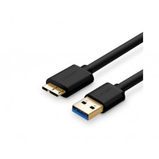კაბელი: UGREEN US130 USB 3.0 to Micro-B  Cable 0.5m Black