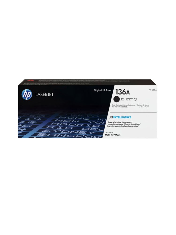 კარტრიჯი: HP 136A Black Original LaserJet Toner Cartridge - W1360A