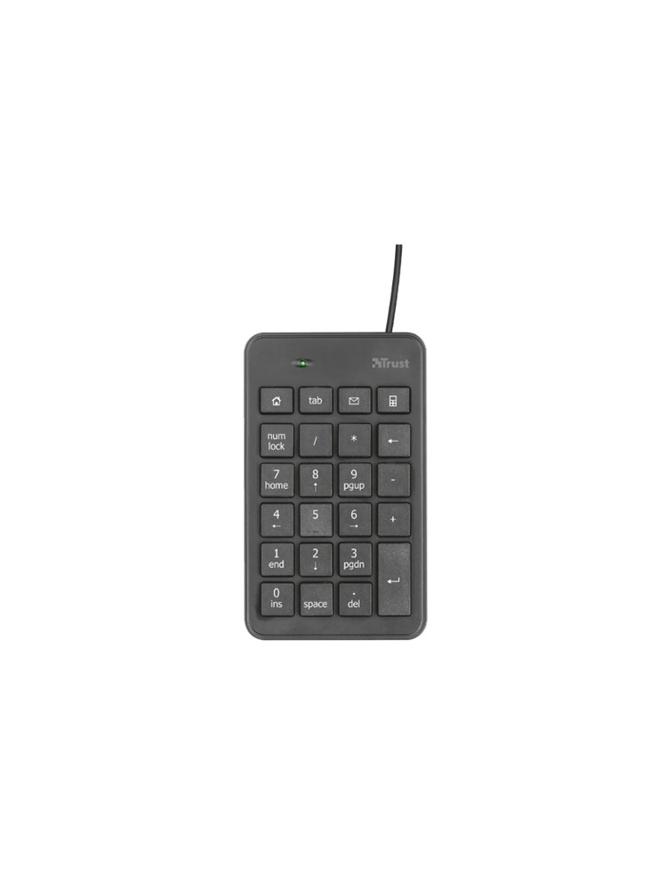 კლავიატურა: Trust Xalas USB Numeric Keypad Black - 22221