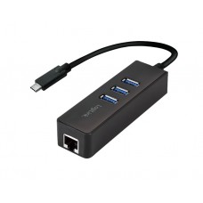 ადაპტერი: Logilink UA0283 Gen 1 USB-C Hub 3-Port USB3.2 with with Gigabit LAN