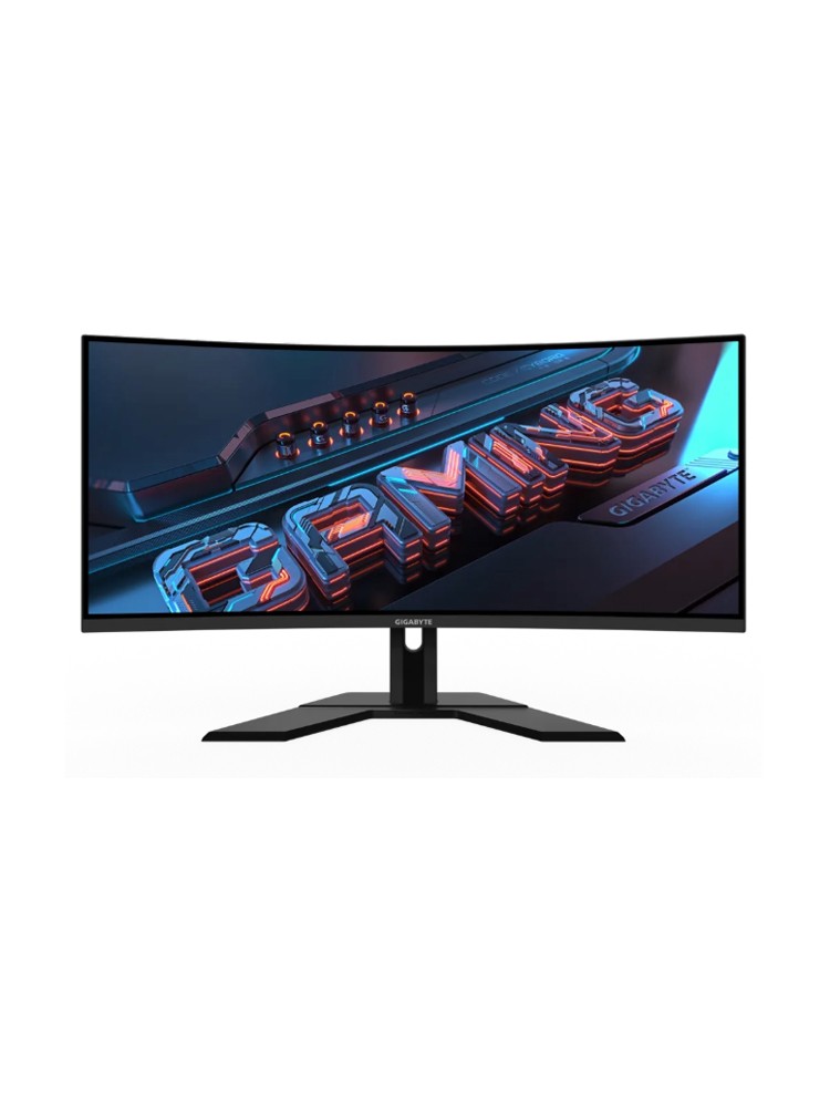 მონიტორი: Gigabyte G34WQCP 34" WQHD Curved VA 180Hz 1ms 2xHDMI 2xDP Built-in Speaker - 20VM0-G34WQCPBM-2EKR
