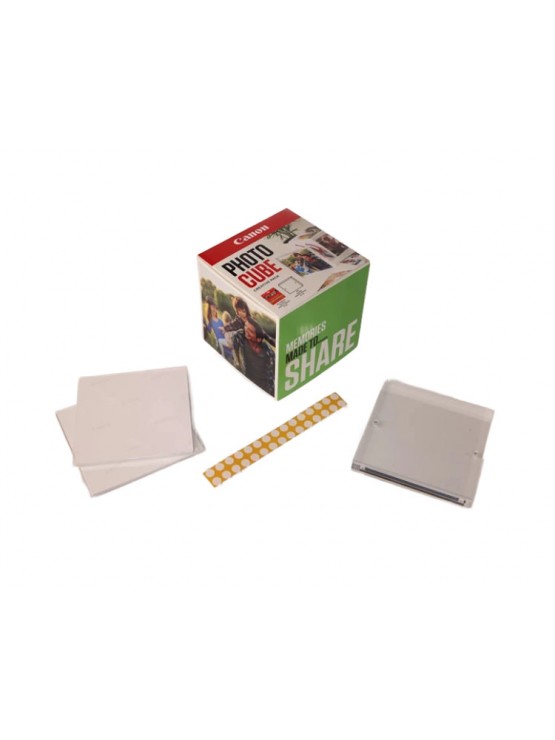 ფოტო ქაღალდი: Canon PP-201 Photo Cube 5x5 White/Green - 2311B078AA