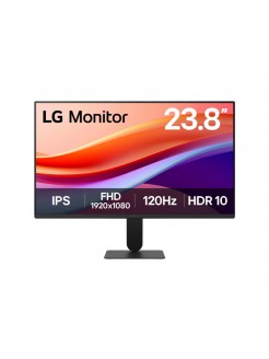 მონიტორი: LG 24U411A-B 23.8" FHD IPS 120Hz 5ms VGA HDMI Black