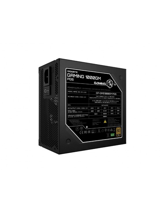 კვების ბლოკი: Gigabyte GAMING GP-GME1000GM PG5 1000W 80 PLUS Gold ATX 12V v3.1