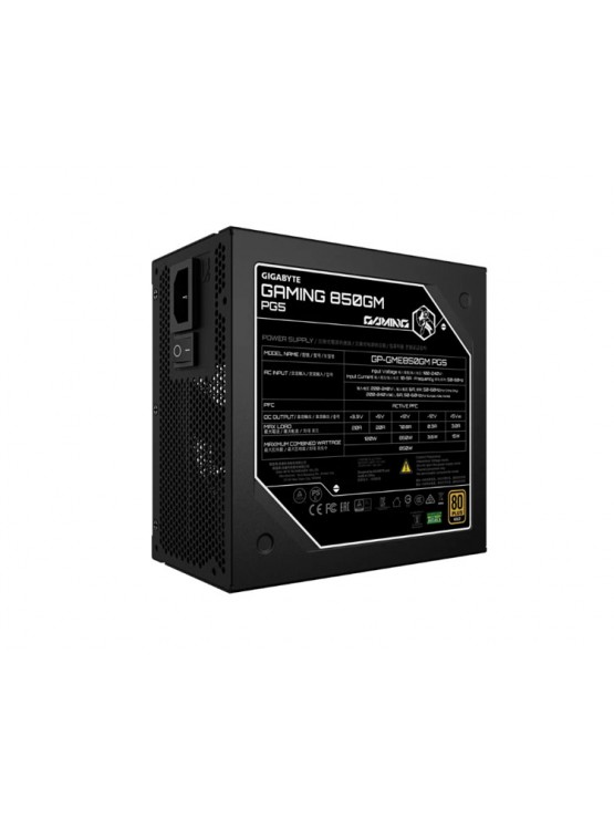 კვების ბლოკი: Gigabyte GAMING GP-GME850GM PG5 850W 80 PLUS Gold ATX 12V v3.1