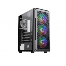 ქეისი: 2E HEXAGON G338 3x120ARGB ARGB Fans 1x120mm Fan 2xUSB2.0 1xUSB3.0 Black - 2E-G338