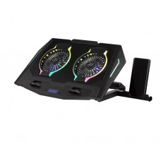 ნოუთბუქის ქულერი: 2E Gaming Cooling Pad 2xUSB2.0 17.3" - 2E-CPG-006