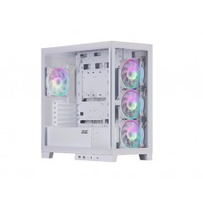 ქეისი: 2E FANTOM GK701W 4x120mm ARGB PWM Fans White - 2E-GK701W