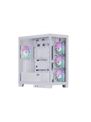 ქეისი: 2E FANTOM GK701W 4x120mm ARGB PWM Fans White - 2E-GK701W