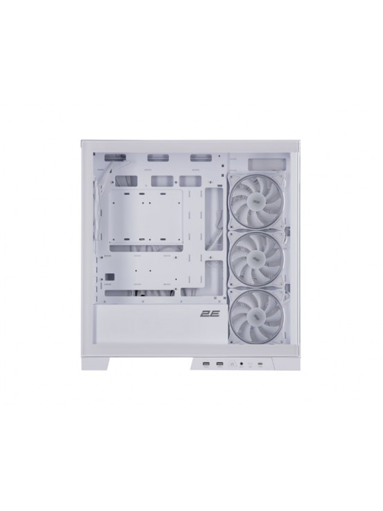 ქეისი: 2E FANTOM GK701W 4x120mm ARGB PWM Fans White - 2E-GK701W