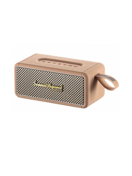 დინამიკი: 2E SoundLegend mini Wireless Bluetooth Portable Speaker 40W Brown - 2E-BSSLMWBN