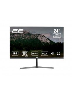 მონიტორი: 2E D2425B 23.8" FHD IPS 100Hz 5ms VGA HDMI Built-in Speaker Black - 2E-D2425B-01.EU