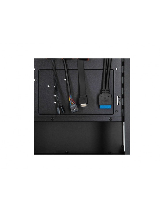 ქეისი: 2E Dominator Pro G2302W 4x120mm ARGB Fans Mid Tower Black - 2E-G2302B