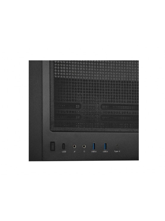 ქეისი: 2E Dominator Pro G2302W 4x120mm ARGB Fans Mid Tower Black - 2E-G2302B